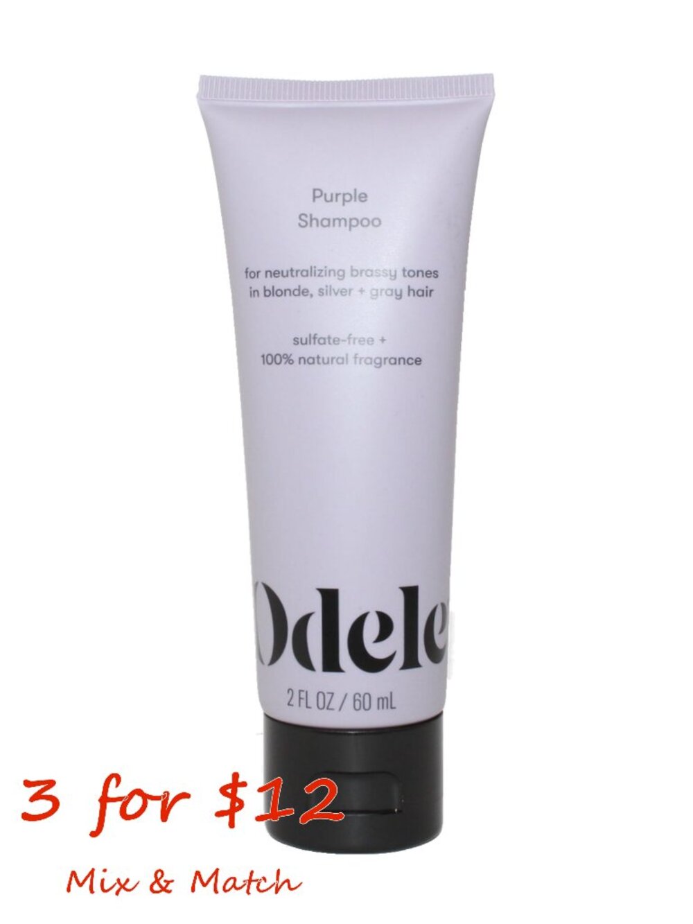 Odeme Purple Shadow for Blonde, Silver & Grey Hair 2 oz/60 ml Woman-Owned Vegan